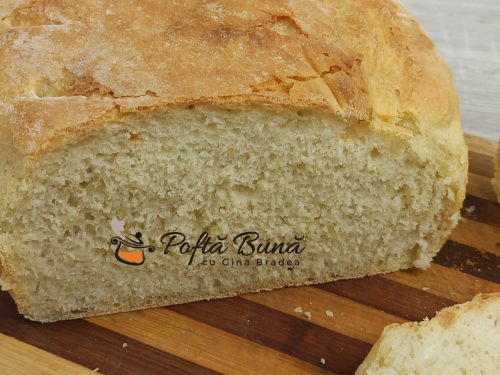 Paine de casa, reteta simpla, cu putina drojdie