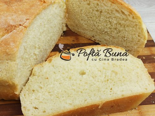 Paine de casa, reteta simpla, cu putina drojdie