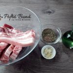 Friptura de piept de porc cu usturoi Friptura de piept de porc cu usturoi