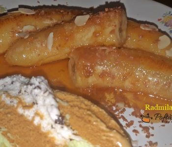 Banane flambate, cu unt, lamaie, portocala, inghetata, reteta franceza