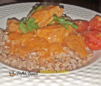 Hrisca cu sos din carne de vitel, reteta traditionala ruseasca