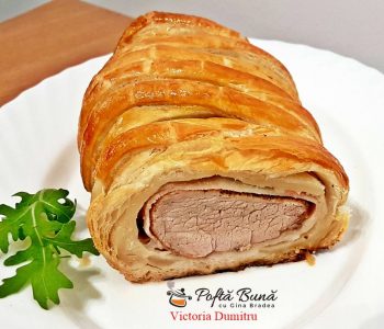 Muschiulet in foietaj si bacon, o friptura festiva, reteta pas cu pas Muschiulet in foietaj si bacon, o friptura festiva, reteta pas cu pas