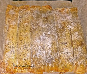 Placinta cu mere si nuci, cu foi de placinta cumparate