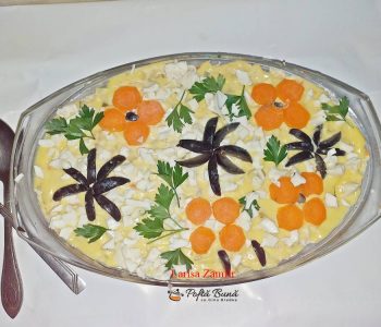 Salata boeuf cu piept de pui, varianta romaneasca si gustoasa Salata boeuf cu piept de pui, varianta romaneasca si gustoasa