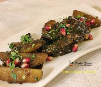 Salata de caracatita cu cartofi si sos de rodie, reteta italiana