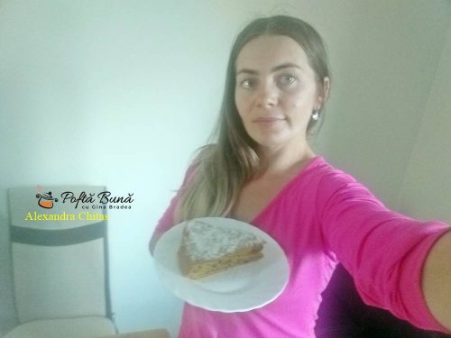 tort cu dovleac placintar reteta rapida 5 500x375 - Tort sau chec cu dovleac placintar si nuca, reteta simpla