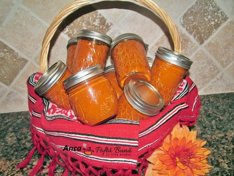 Zacusca de vinete reteta traditionala, veche, a bunicii mele