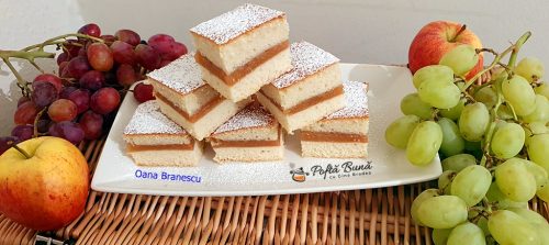 Prajitura turnata cu mere, reteta simpla, pas cu pas