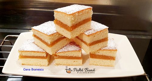 Prajitura turnata cu mere, reteta simpla, pas cu pas