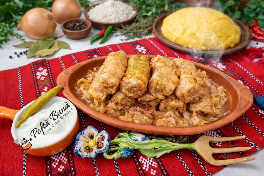 Sarmale moldovenesti in foi de varza reteta traditionala