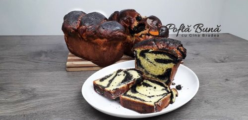 Cozonac cu mac, reteta traditionala de cozonac pufos Cozonac cu mac, reteta traditionala de cozonac pufos