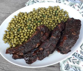 Piept de porc cu sos de prune Piept de porc cu sos de prune
