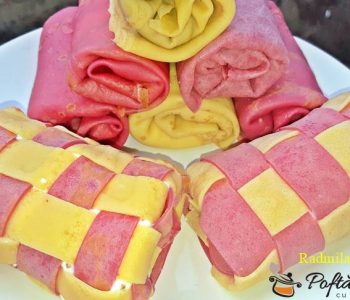 Clatite umplute cu branza dulce