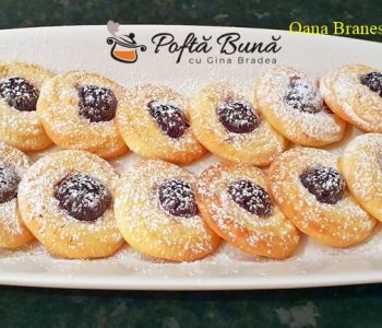 Fursecuri fragede cu rahat si visine