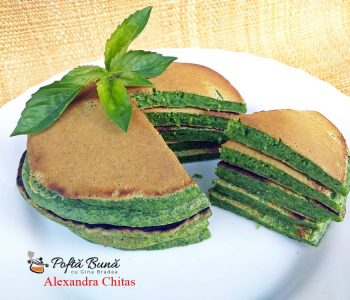 Pancakes cu spanac