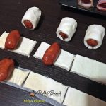 Pigs in a blanket, carnaciori in aluat si bacon