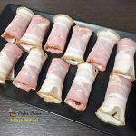 Pigs in a blanket, carnaciori in aluat si bacon