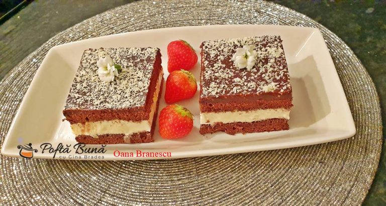 Prajitura cu crema de mascarpone si ananas