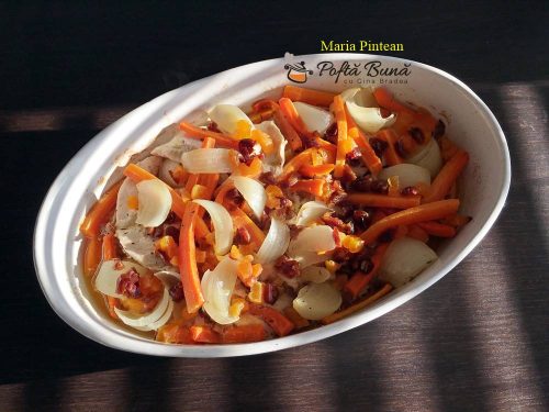 pui cu piersici curmale si couscous 4 500x375 - Salata din hrisca si piersici sau nectarine