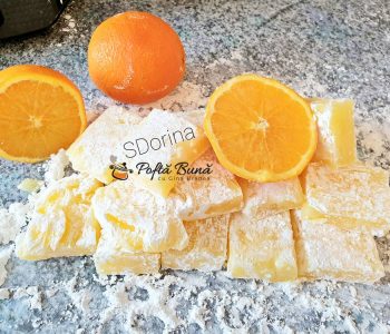Rahat cu aroma de portocala, reteta simpla