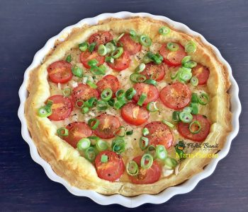 Index retete culinare tarta cu branza de capra si rosii cherry 5 350x300 - Index retete culinare