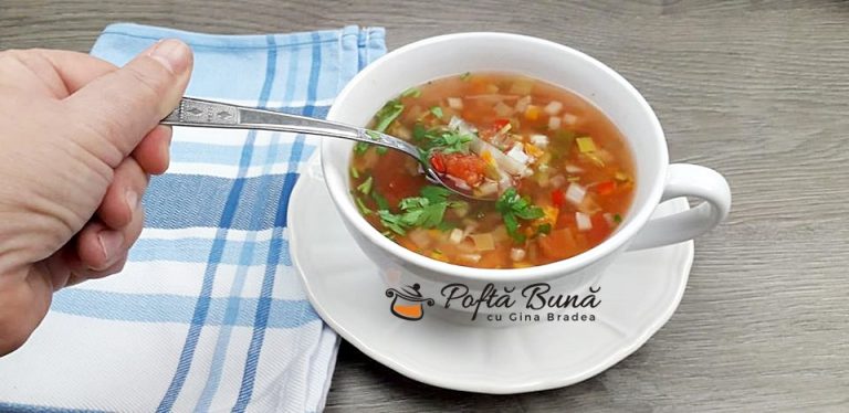 Ciorba de legume - reteta dietetica pentru dieta Rina