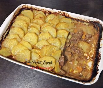 Carne de vita cu cartofi la cuptor
