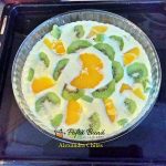 Crema de lapte cu kiwi si portocale