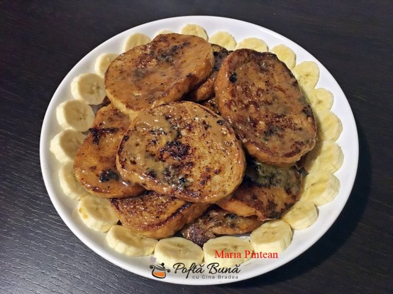 Paine cu ou caramelizata