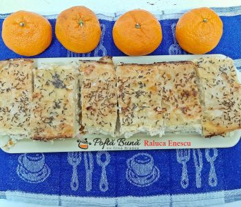 Placinta cu branza sarata si praz, reteta de familie