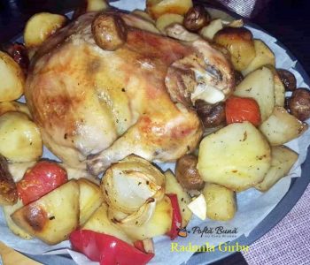 Pui la cuptor in punga