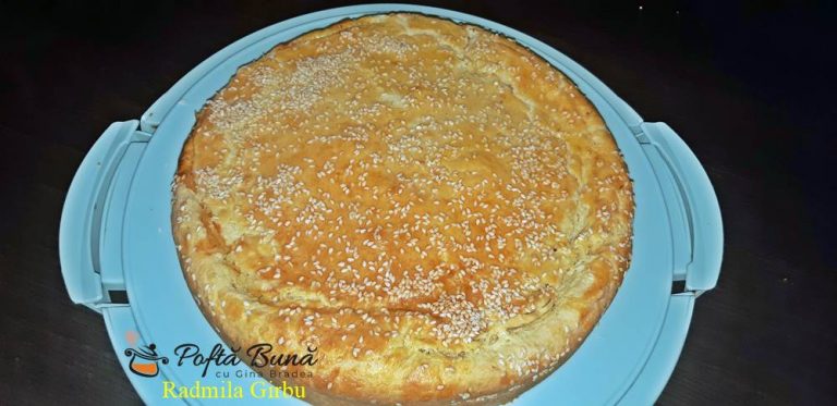Tarta cu ceapa, marar si branza topita