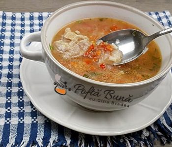 Ciorba de curcan din gaturi, reteta de ciorba taraneasca