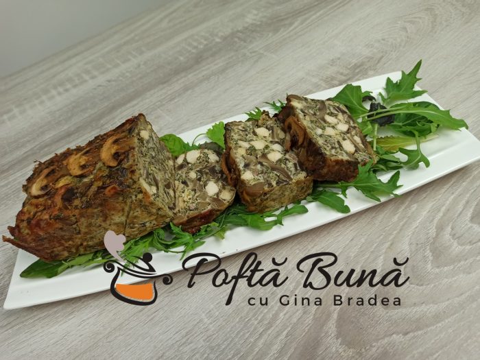 Drob de ciuperci cu piept de pui