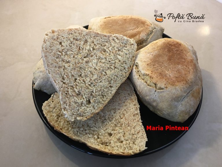 Paine de casa rapida la tigaie cu bicarbonat