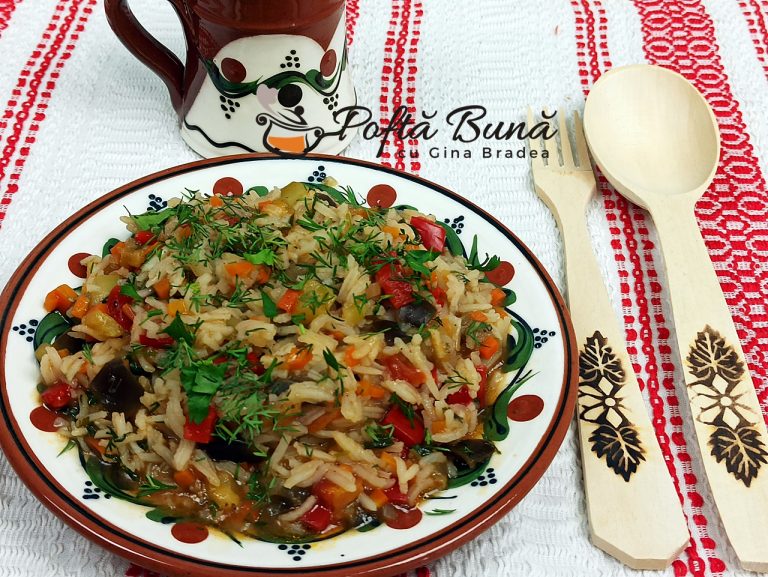 Tocana de legume reteta de ghiveci cu orez Gina Bradea