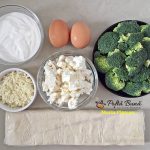 Quiche cu broccoli si telemea