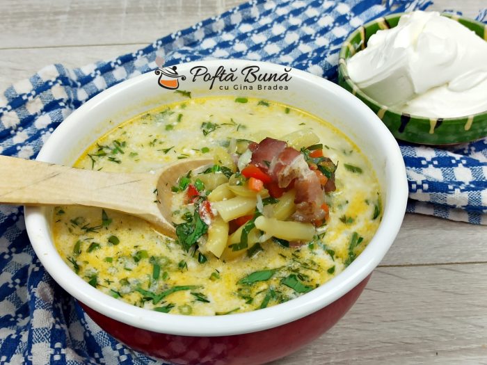Ciorba de pastai cu smantana si afumatura - reteta ardeleneasca Ciorba de pastai cu smantana si afumatura - reteta ardeleneasca