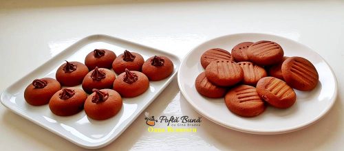 Biscuiti fragezi cu ciocolata