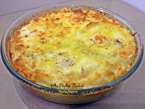 Ochiuri in cuib de cartofi