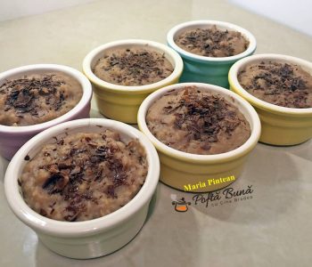 Budinca de orez cu ciocolata reteta simpla