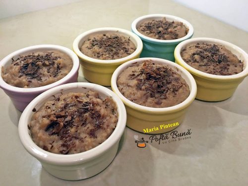 Budinca de orez cu ciocolata reteta simpla