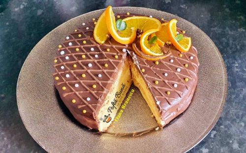Tort cu portocale si ciocolata