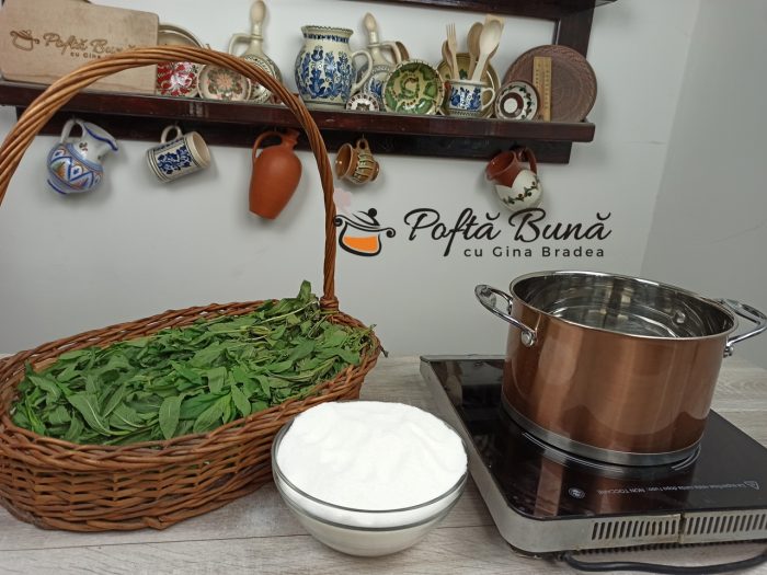 Sirop de menta reteta simpla, naturala