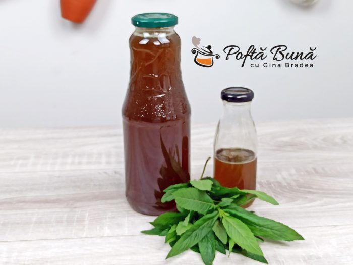 Sirop de menta reteta simpla, naturala