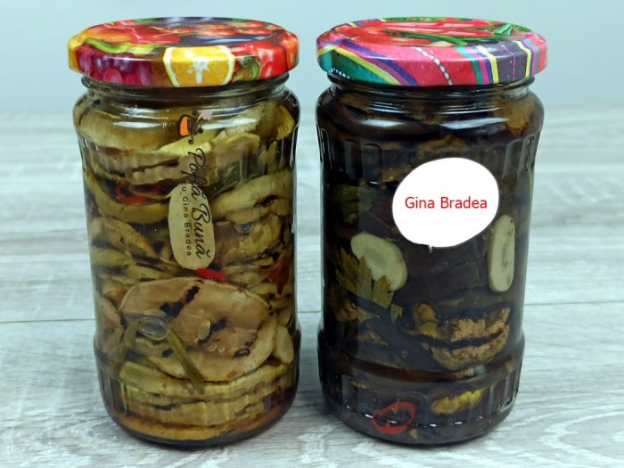 Vinete si dovlecei in ulei la borcan pentru iarna gina bradea 7 700x525 - Vinete si dovlecei in ulei la borcan pentru iarna