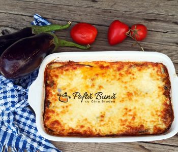 Musaca de vinete cu carne tocata