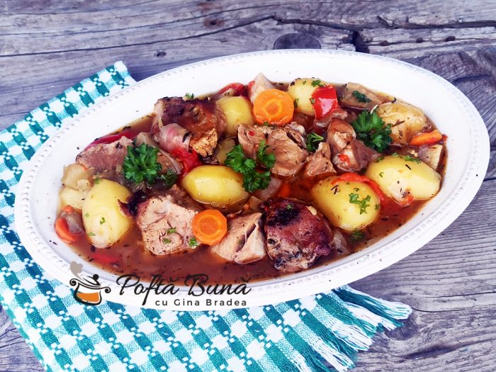 Tocanita de vita cu legume – reteta taraneasca Tocanita de vita cu legume - reteta taraneasca