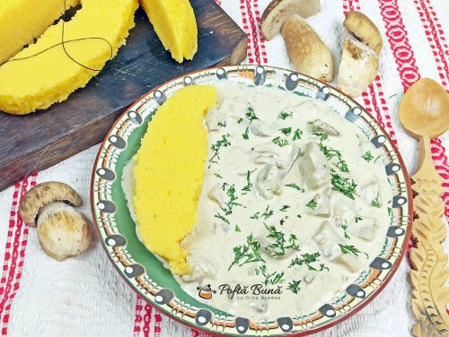 Hribi cu smantana - reteta traditionala