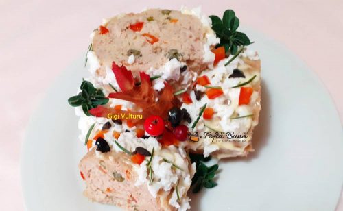 Rulada din ton cu ardei